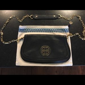 Tory Burch Black Leather Cross Body